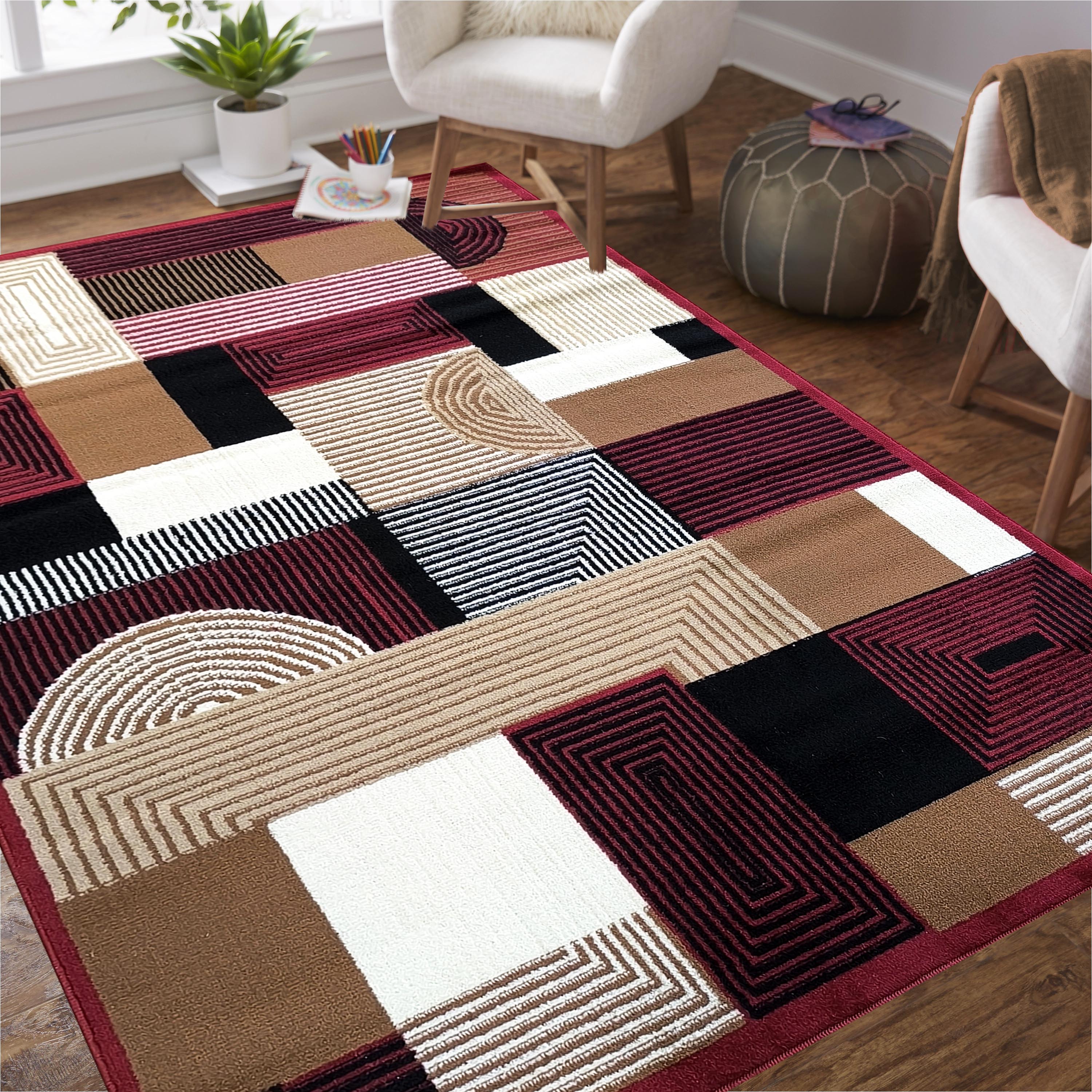 Dywan - 180 x 250 cm - Czerwony - Klasyczny - Dywanopol