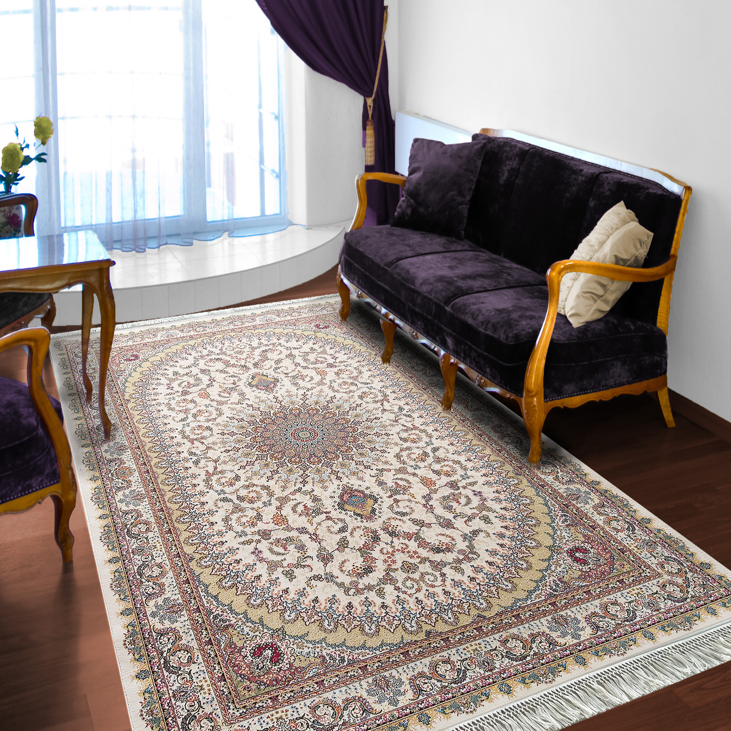 Dywan - 150 x 230 cm - Kremowy - Ekskluzywny - Dywanopol