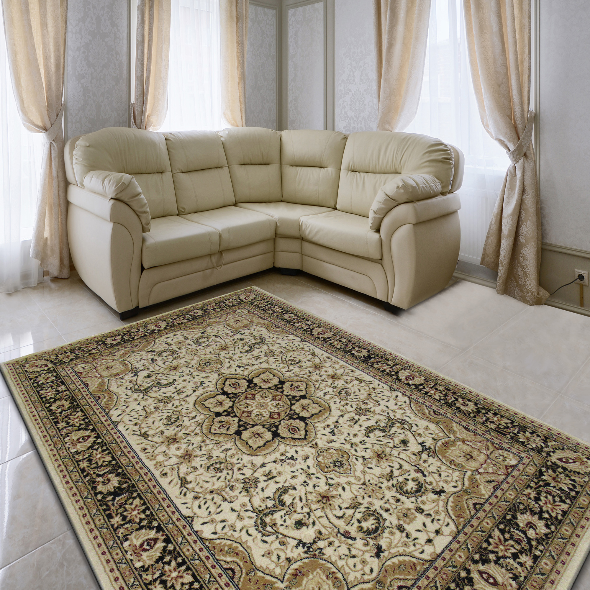 Dywan - 300 x 400 cm - Kremowy - Ekskluzywny - Dywanopol