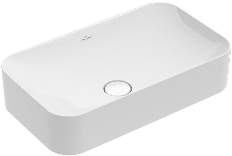 Darmowa Dostawa - Umywalka 60x35 cm prostokątna nablatowa biała Villeroy & Boch Finion 414361RW