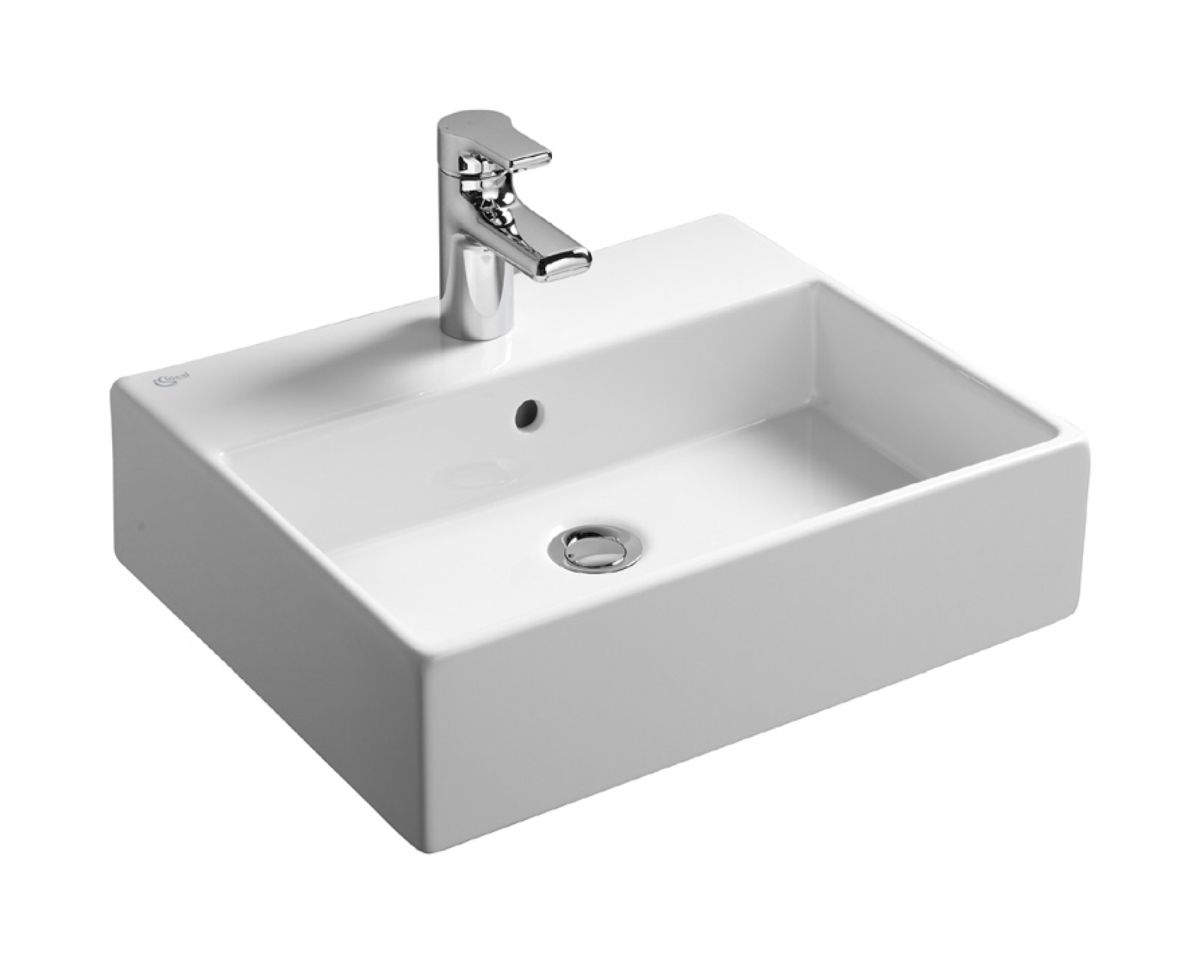 Darmowa Dostawa - Umywalka 50x42 cm prostokątna ścienna-nablatowa biała Ideal Standard Strada K077701