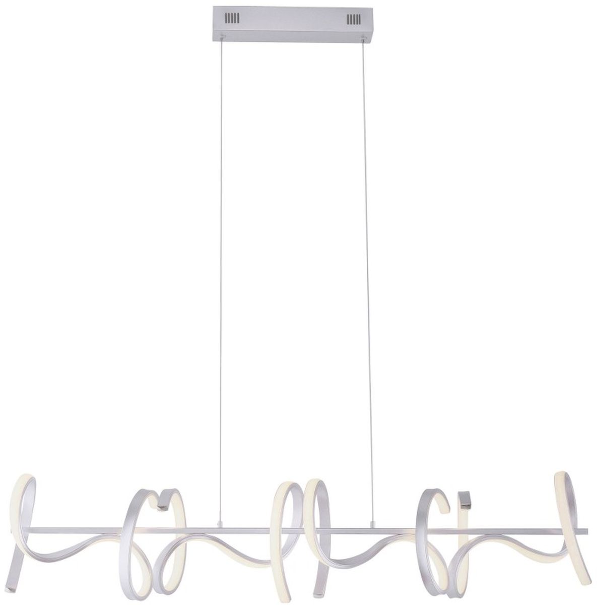 Darmowa Dostawa - Inteligentna lampa wisząca 4x10.2 W srebrna Just Light Curls 1903321