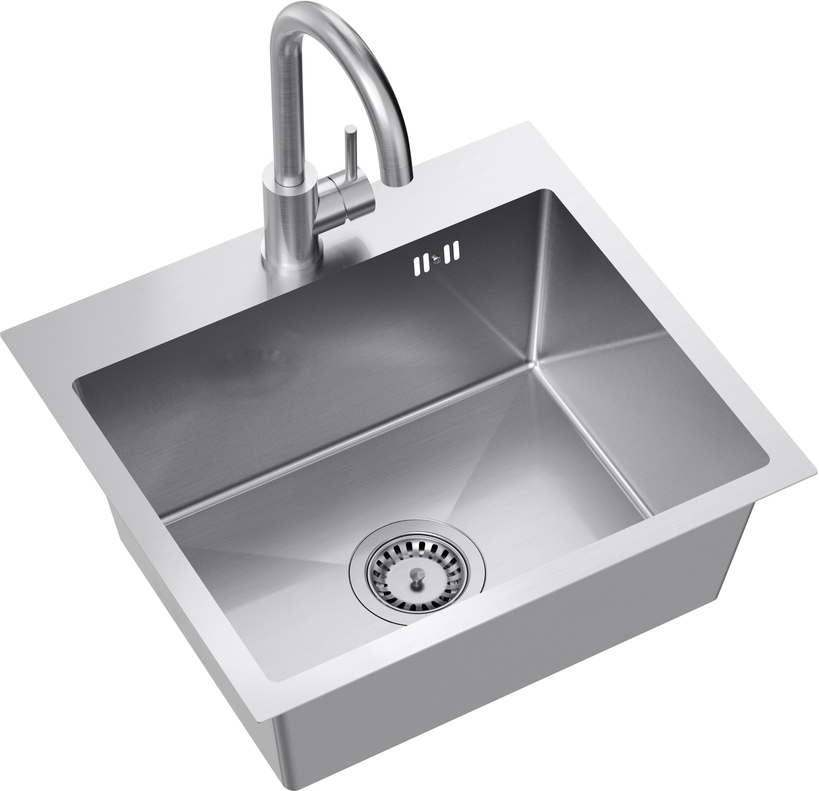 Darmowa Dostawa - Zlewozmywak z baterią stal / stal Quadron Luke ZH5045BS3623500BS