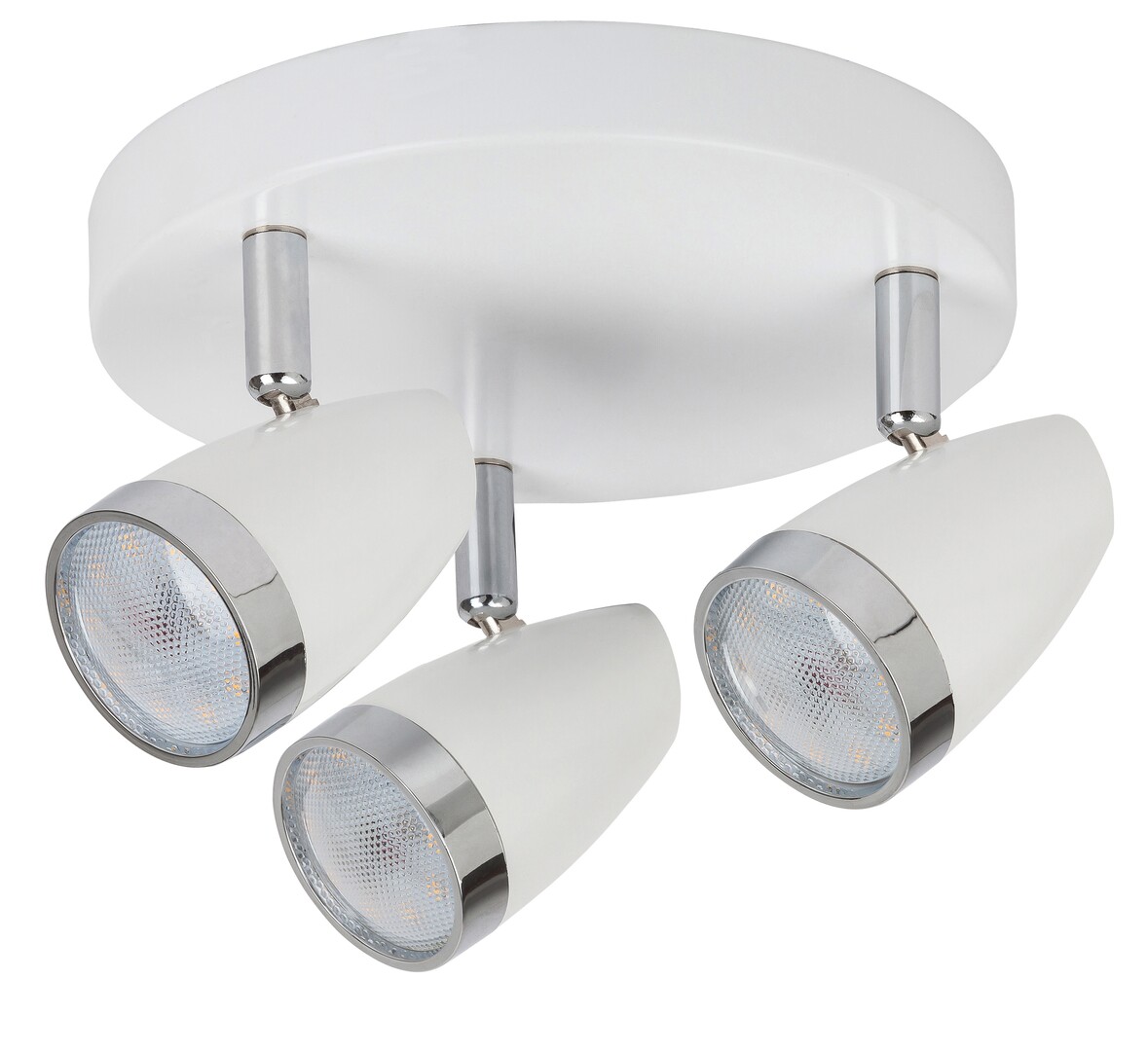 Darmowa Dostawa - Lampa podsufitowa 3x4 W biała-chrom Rabalux Karen 6668