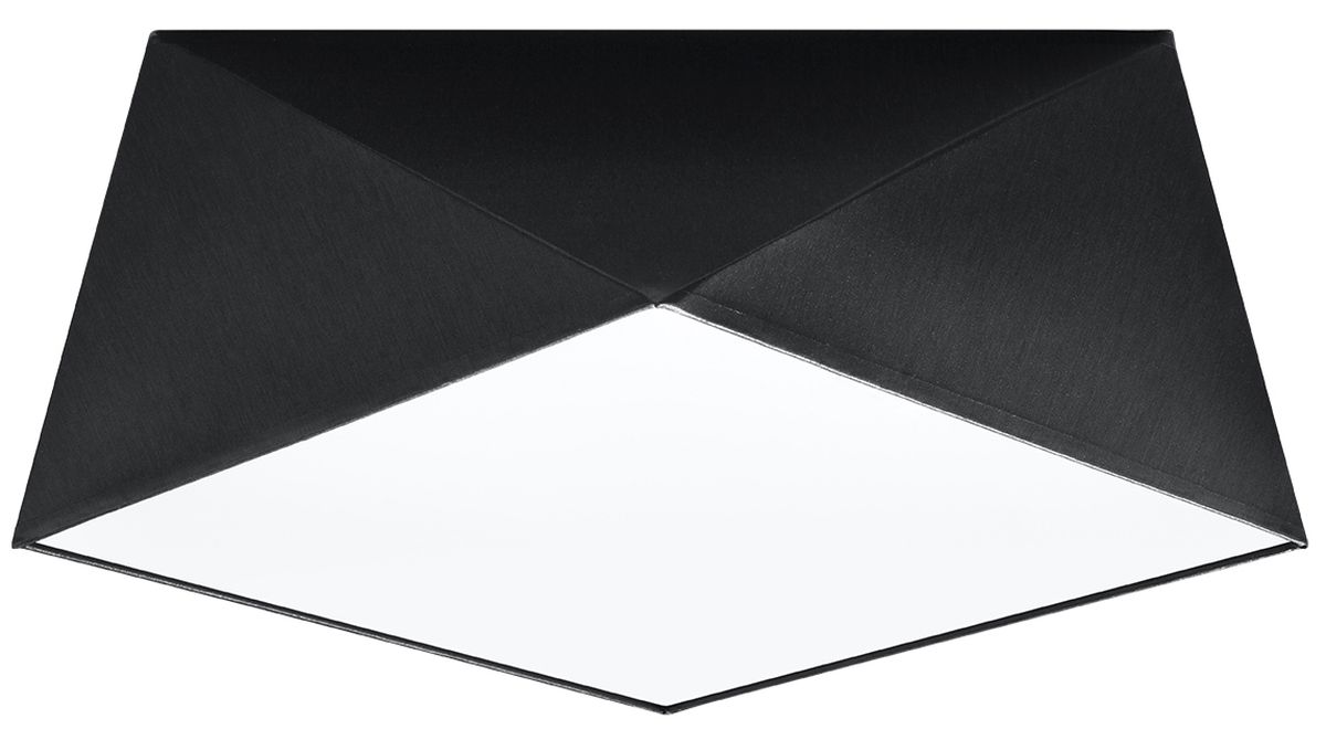 Darmowa Dostawa - Plafon 1x60 W czarny Sollux Lighting Hexa SL0690