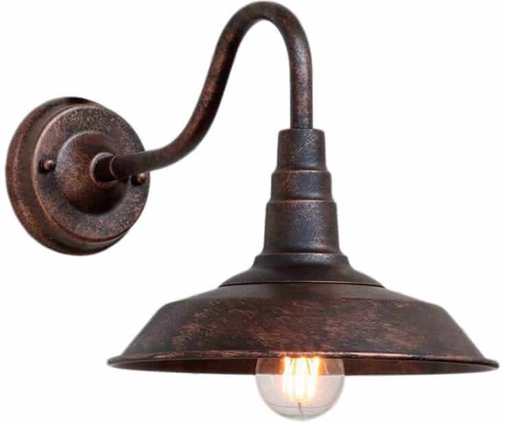Darmowa Dostawa - Kinkiet 1x20 W brązowy Abruzzo Retro ABRKRIE27BRONZ