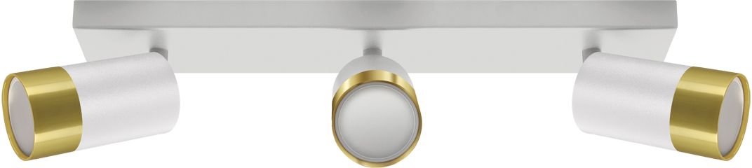 Darmowa Dostawa - Lampa podsufitowa 3x35 W biała-złota Strühm Puzon 04279