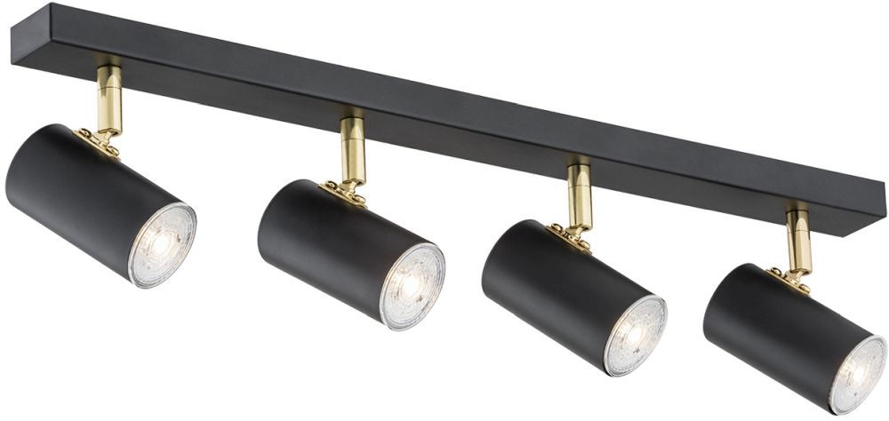 Darmowa Dostawa - Lampa podsufitowa 4x5 W czarna Argon Lagos 1690