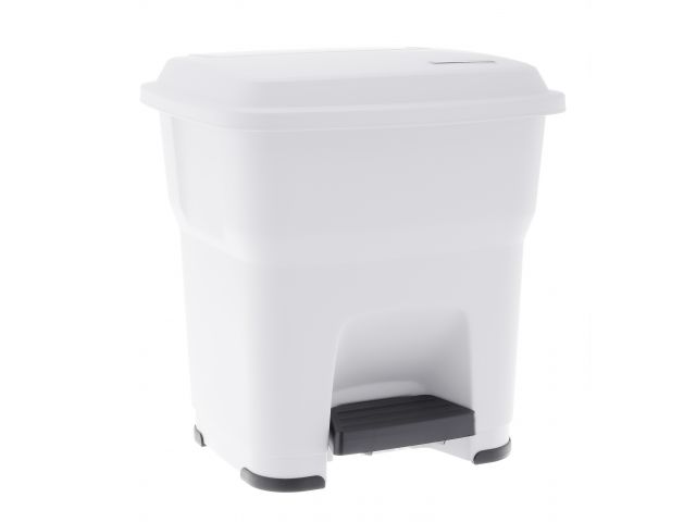 Darmowa Dostawa - Kosz na śmieci 35 l biały-czarny Merida Hera KJB407