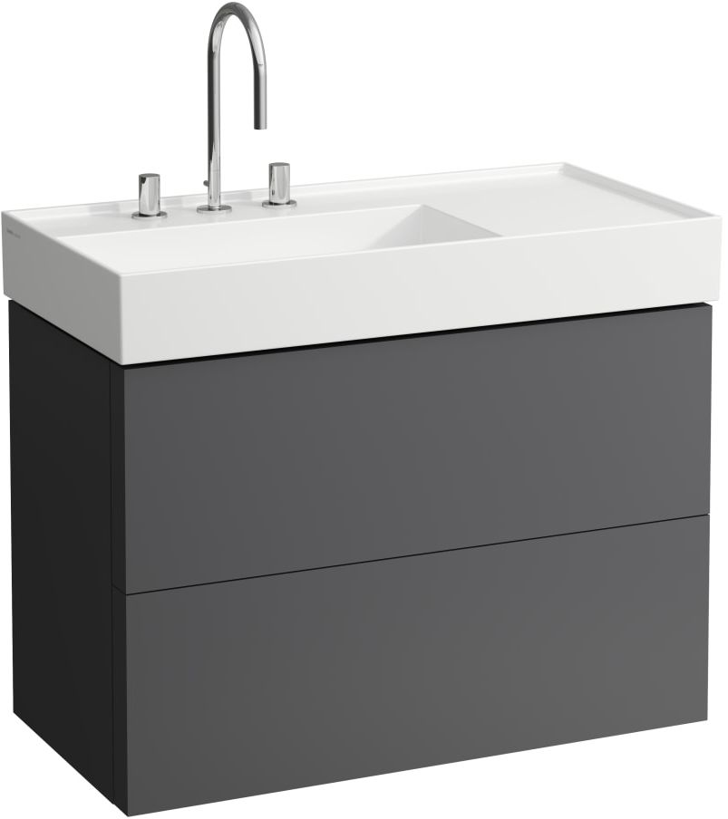 Darmowa Dostawa - Szafka 88x45x60 cm podumywalkowa wisząca szara Laufen Kartell H4076180336421