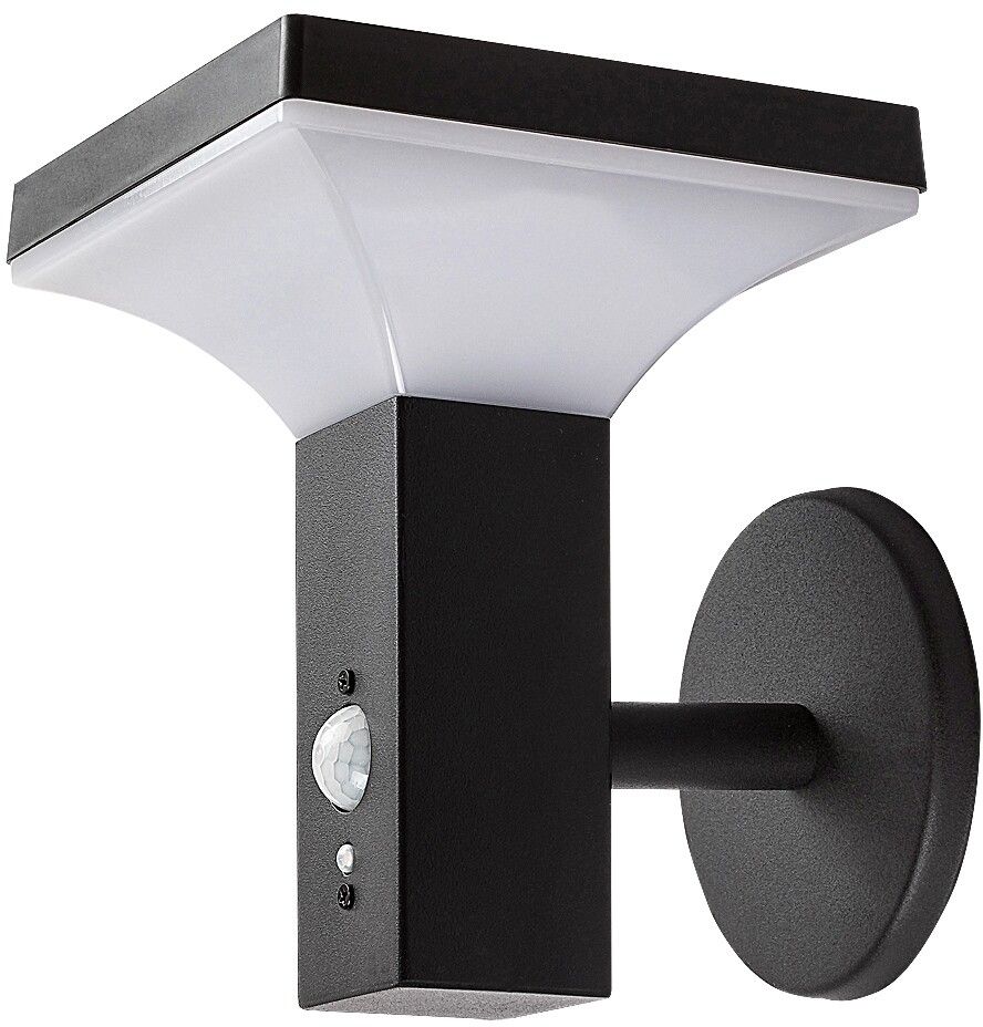 Darmowa Dostawa - Kinkiet solarny 1x4 W czarny Rabalux Geleen 77044