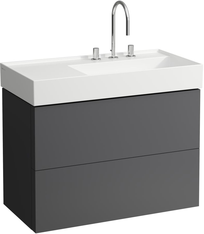 Darmowa Dostawa - Szafka 88x45x60 cm podumywalkowa wisząca szara Laufen Kartell H4076080336421