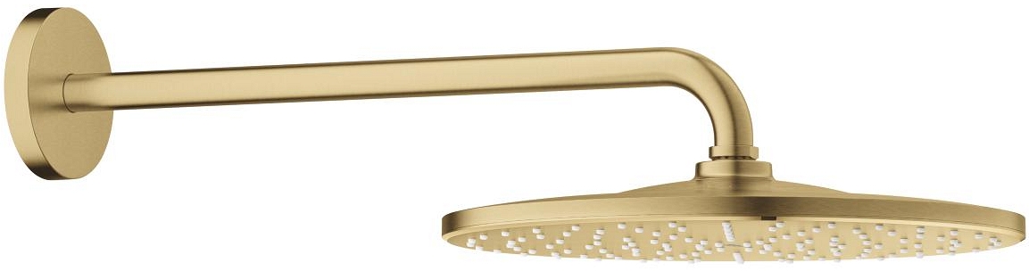 Darmowa Dostawa - Deszczownica z ramieniem 31x31 cm okrągła brushed cool sunrise Grohe Rainshower 26558GN0