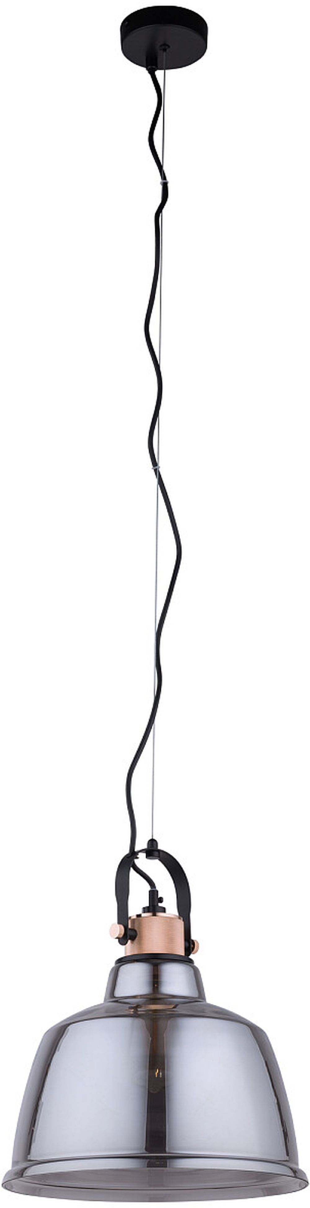 Darmowa Dostawa - Lampa wisząca 1x25 W srebrna Nowodvorski Lighting Amalfi Smoked 8380