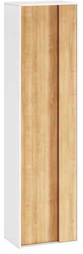 Darmowa Dostawa - Szafka 43x29x160 cm boczna wisząca biała-dąb Ravak Step X000001419