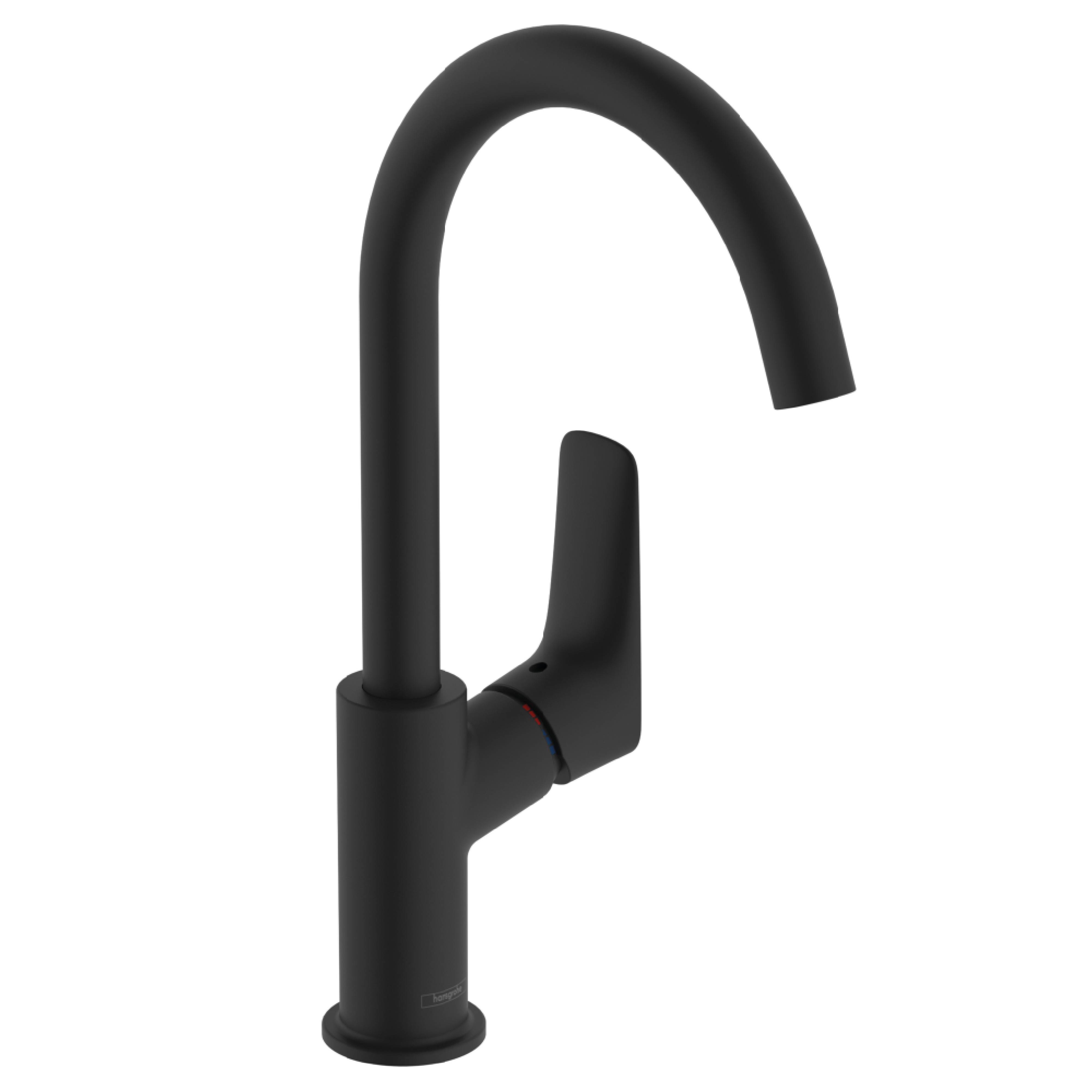 Darmowa Dostawa - Bateria umywalkowa stojąca czarny Hansgrohe Logis 71130670