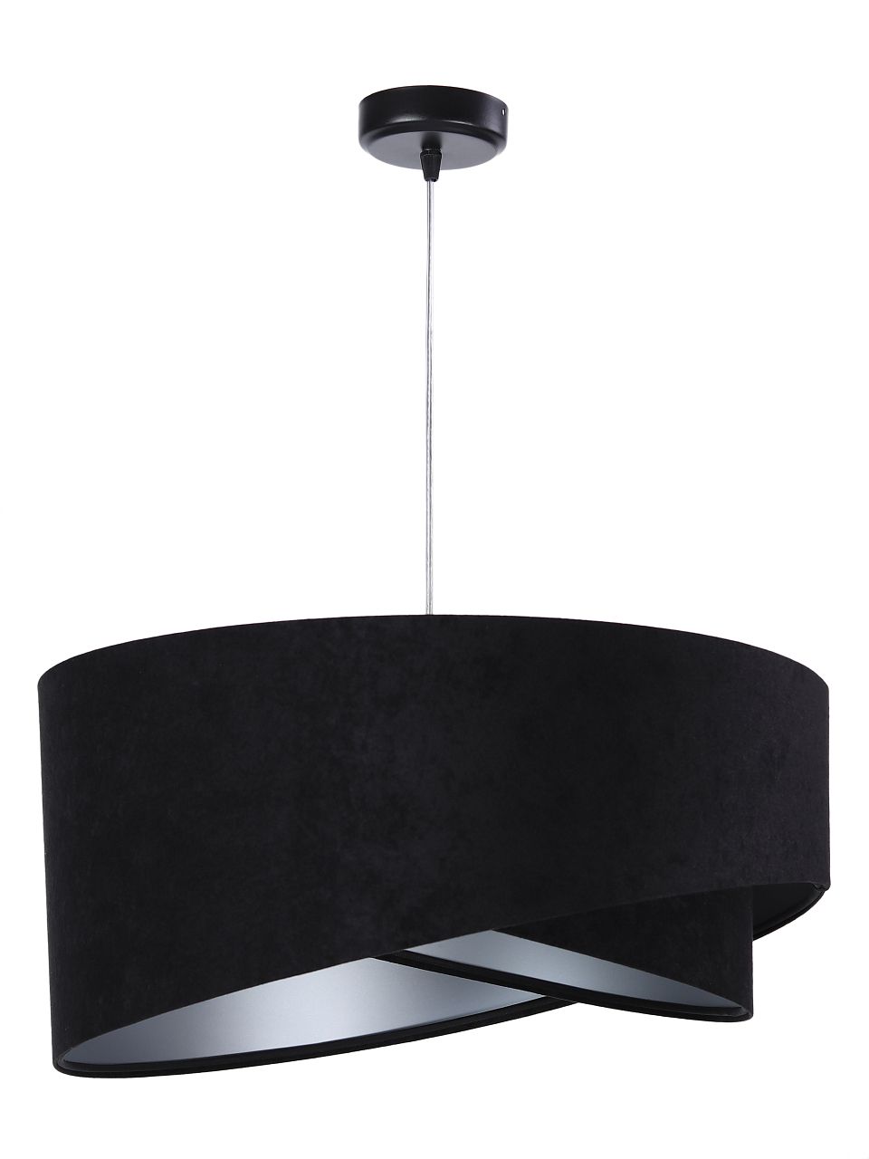 Darmowa Dostawa - Lampa wisząca 1x60 W czarna-srebrna BPS Koncept Galaxy 060008