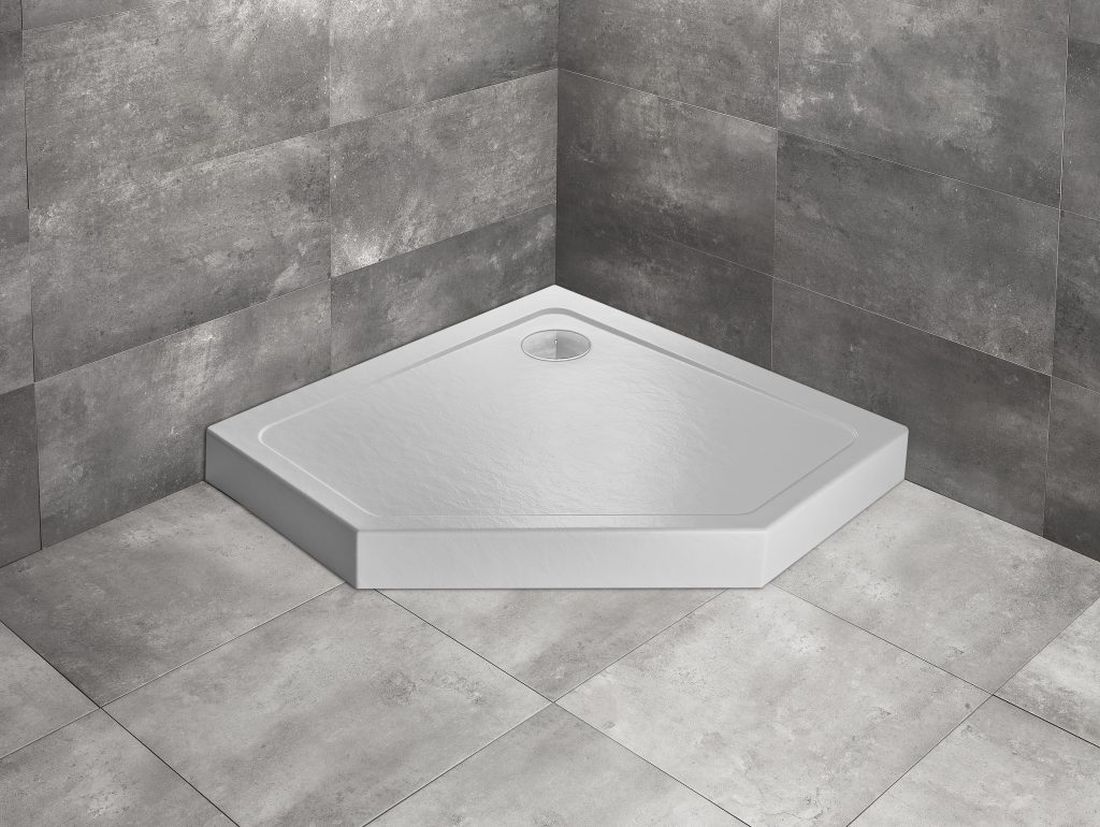 Darmowa Dostawa - Brodzik pięciokątny 80x80 cm biały Radaway Doros PT Compact SDRPT80800504S