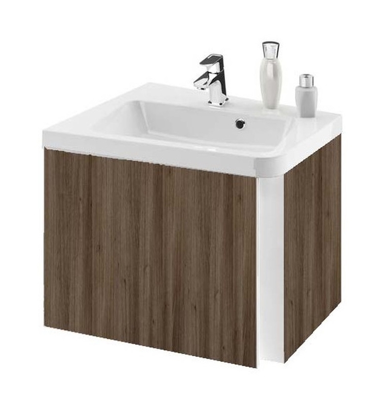 Darmowa Dostawa - Szafka 55x48.5x50 cm podumywalkowa wisząca orzech Ravak 10° X000000741