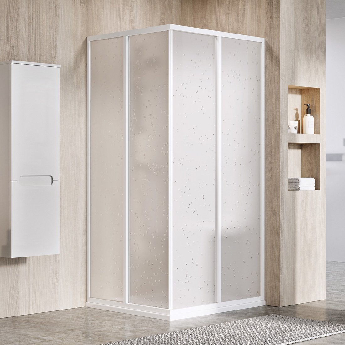 Darmowa Dostawa - Drzwi prysznicowe 75 cm rozsuwane Ravak Supernova 14V301O211