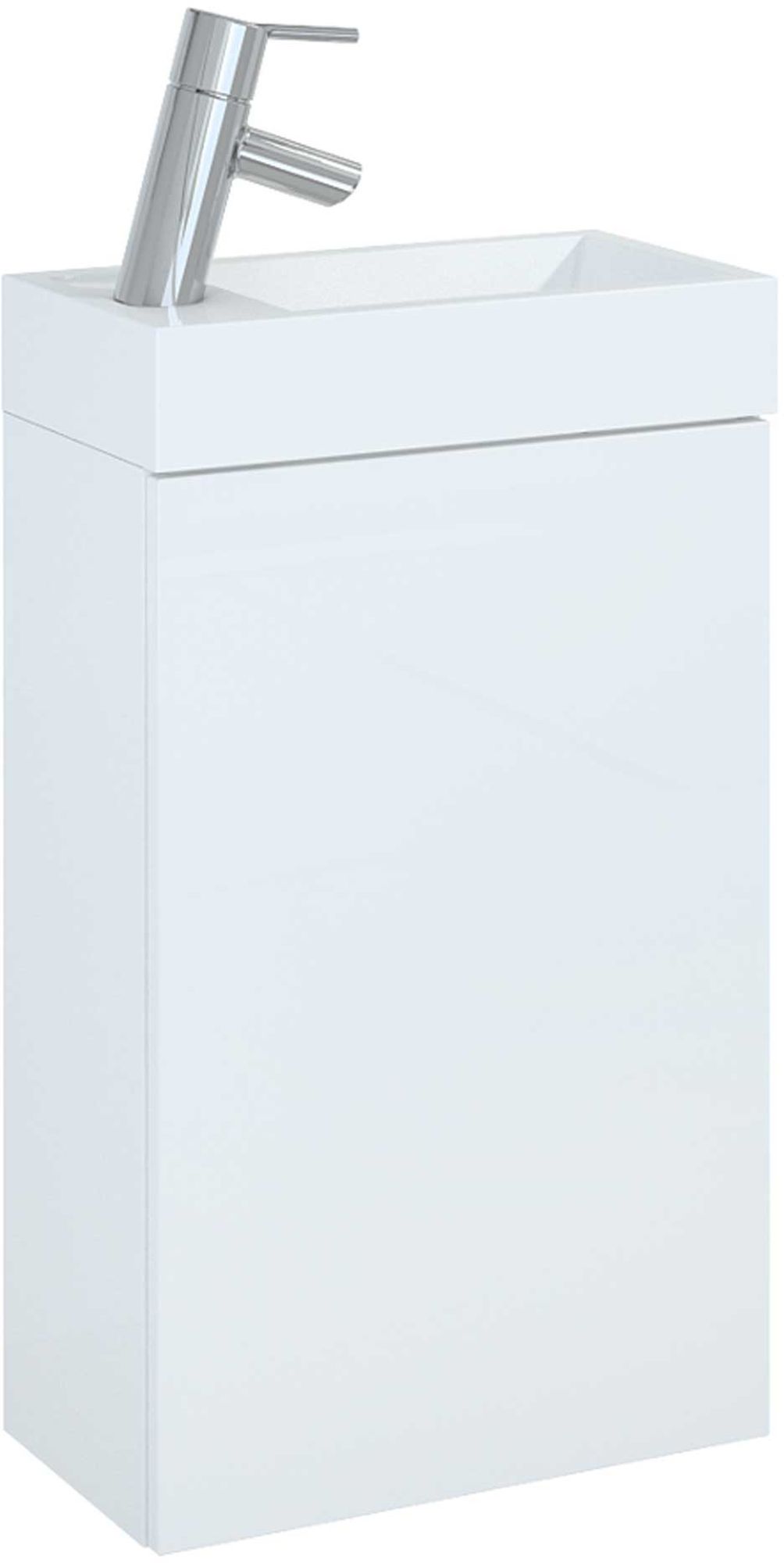 Darmowa Dostawa - Umywalka z szafką 40.2 cm białą Elita Young Basic RE163068008060