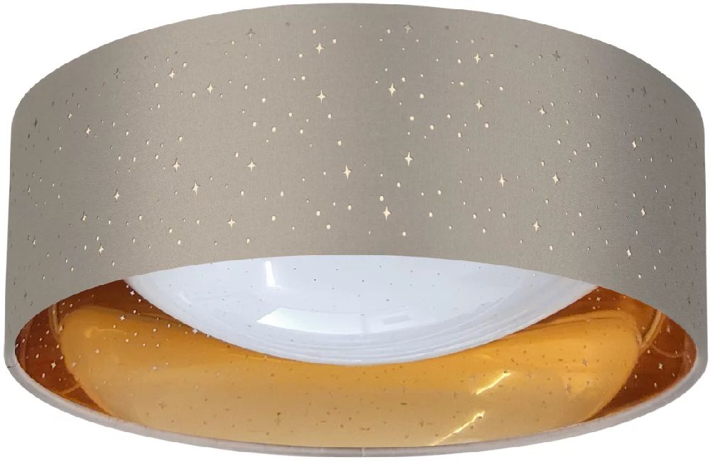 Darmowa Dostawa - Plafon 1x18 W szary Goldlux Tuluza 323224