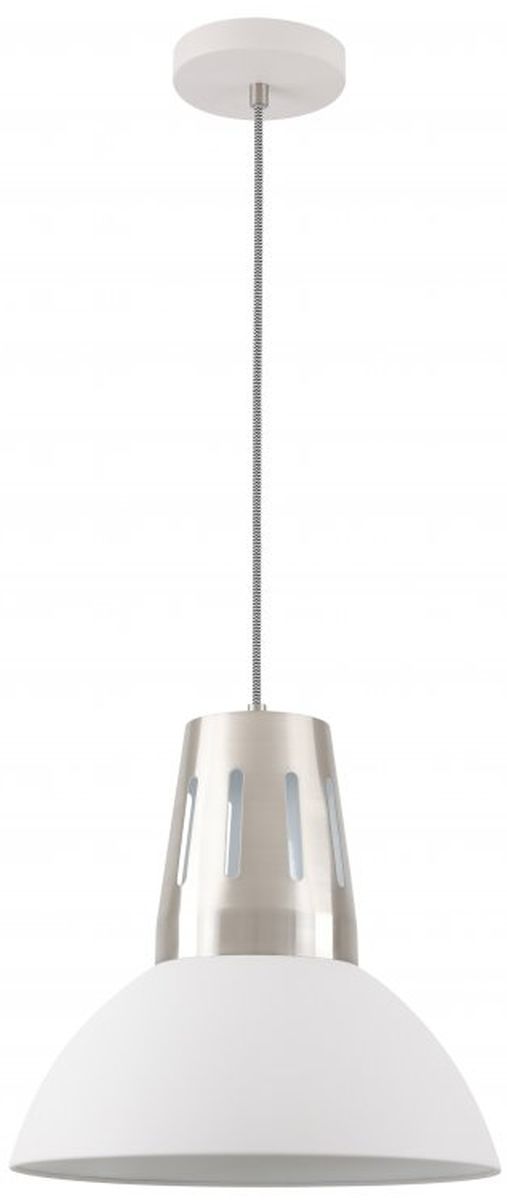 Darmowa Dostawa - Lampa wisząca 1x40 W biała-srebrna GTV Artemia OSARTLE2700DEC