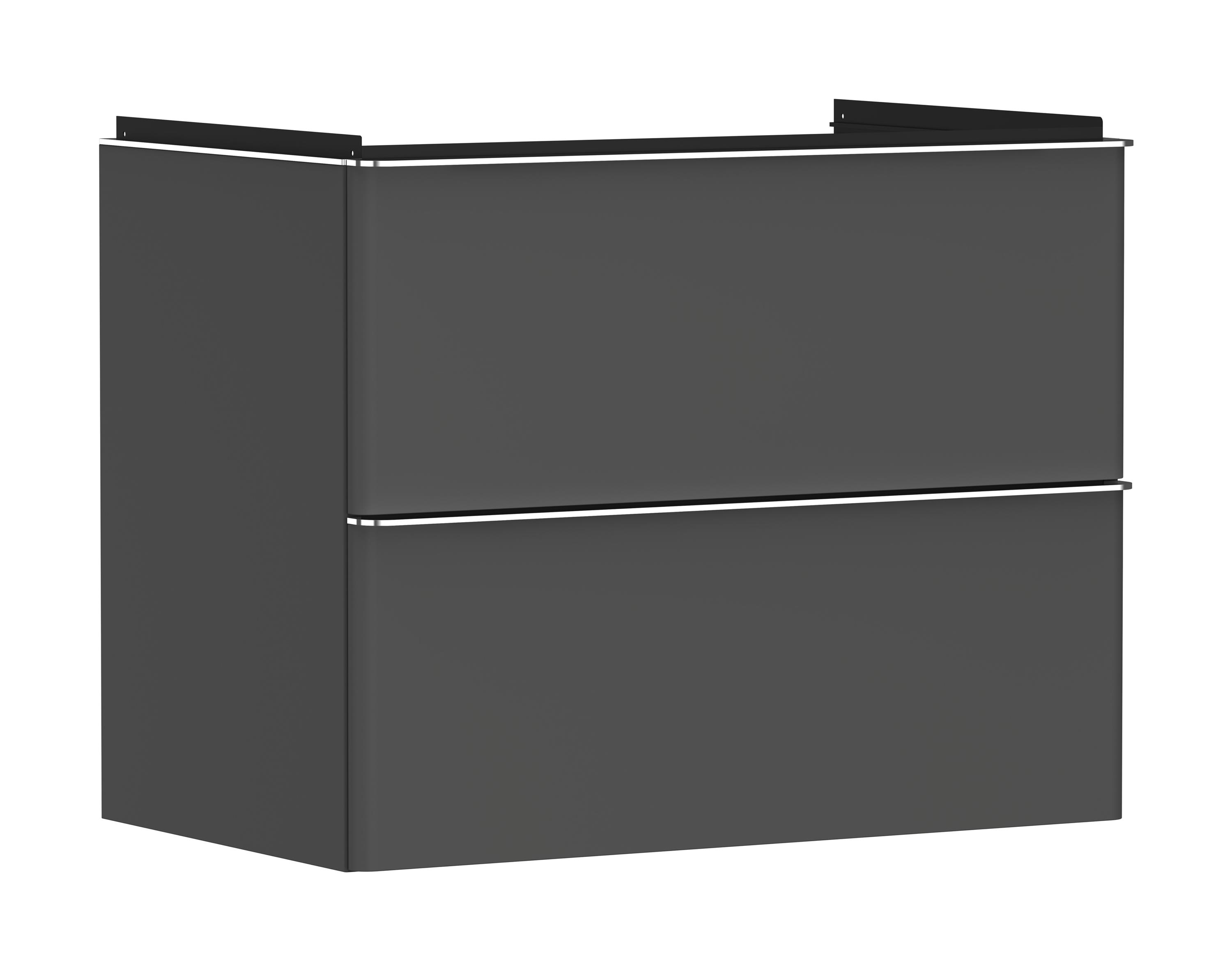 Darmowa Dostawa - Szafka 78x49.5x60.5 cm podumywalkowa wisząca szara Hansgrohe Xelu Q 54028000