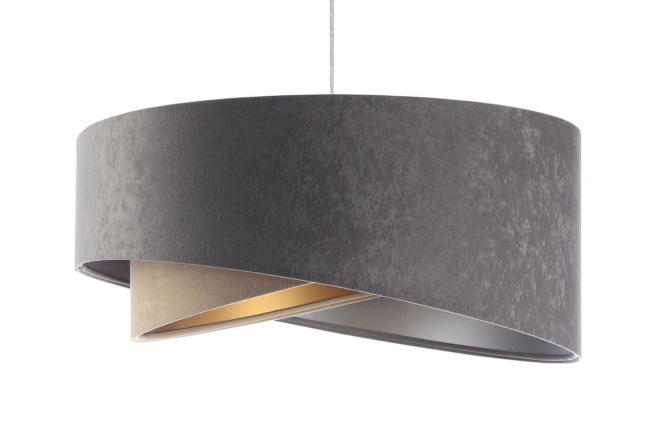 Darmowa Dostawa - Lampa wisząca 1x60 W złota-srebrna-grafitowa-beżowa BPS Koncept Galaxy 060082