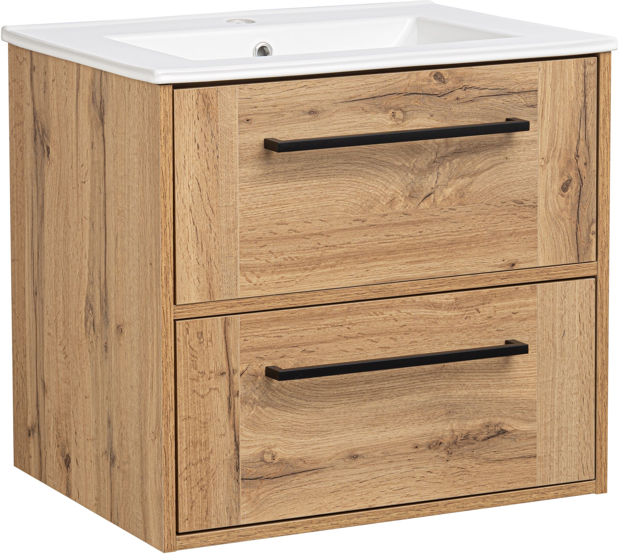 Darmowa Dostawa - Umywalka z szafką 61 cm dąb Astor Vivien AMVNU60002