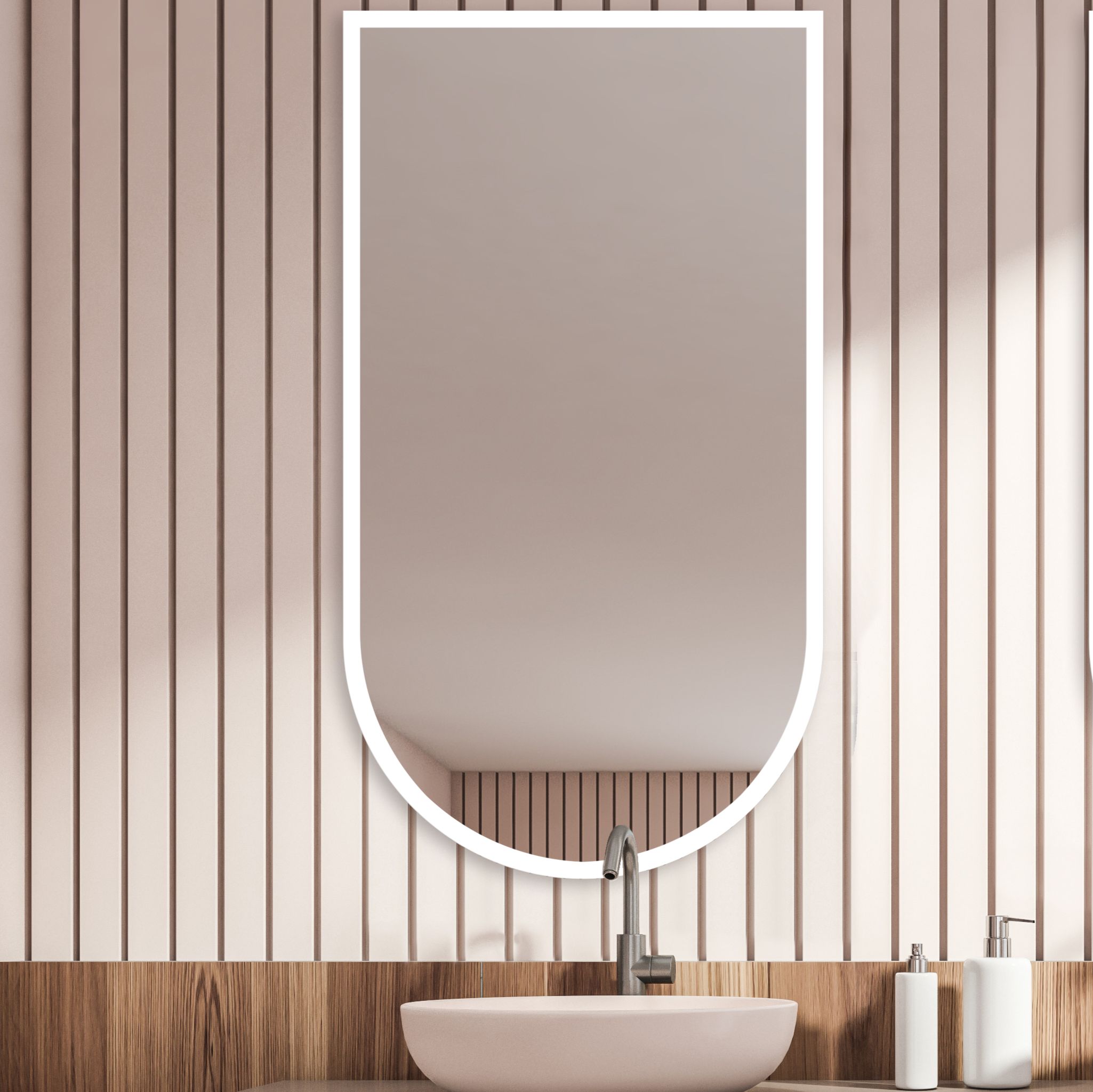 Darmowa Dostawa - Lustro 50x120 cm biały Guarda Tamo FORTAMBIALY50x120