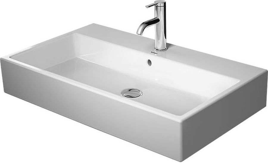 Darmowa Dostawa - Umywalka 80x47 cm prostokątna ścienna-meblowa biała Duravit Vero Air 2350800028