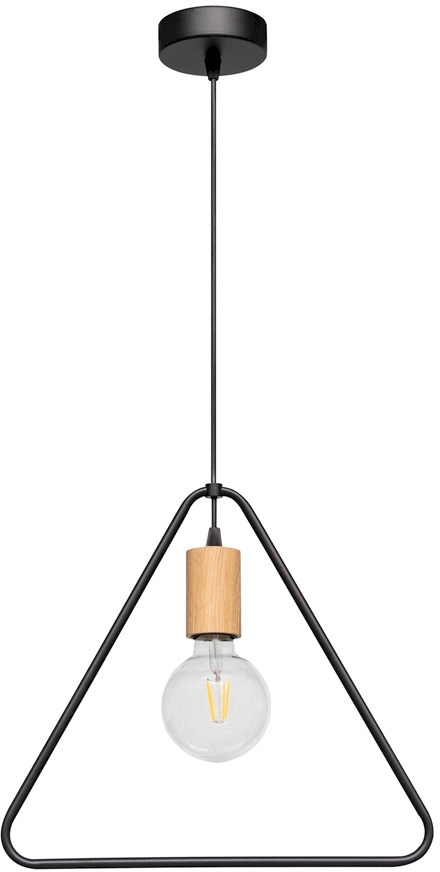 Darmowa Dostawa - Lampa wisząca 1x60 W czarna Spot-Light Carsten Wood 1652174