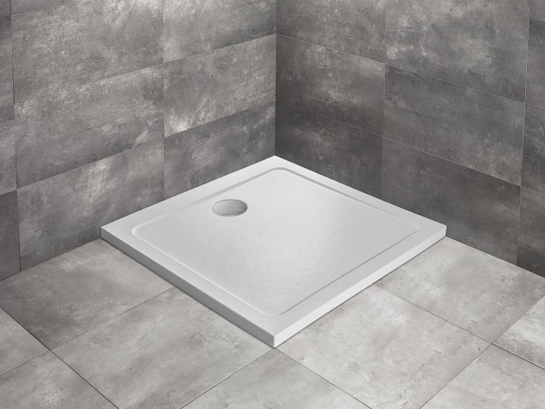 Darmowa Dostawa - Brodzik kwadratowy 80x80 cm biały Radaway Doros C SDRC80800104S