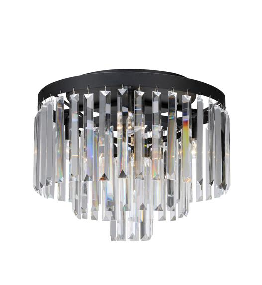 Darmowa Dostawa - Lampa podsufitowa 4x40 W czarna Markslöjd Ventimiglia 106563