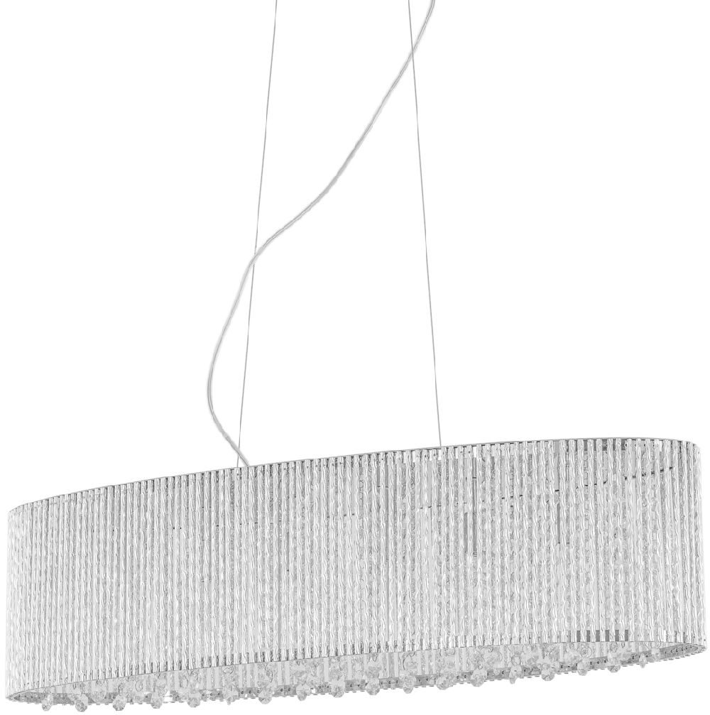 Darmowa Dostawa - Lampa wisząca 6x42 W srebrna Italux Anabella P020706EF4QL
