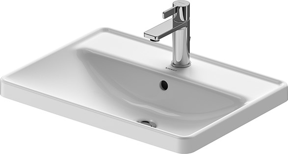 Darmowa Dostawa - Umywalka 60x44 cm prostokątna wpuszczana biała Duravit D-Neo 0357600027