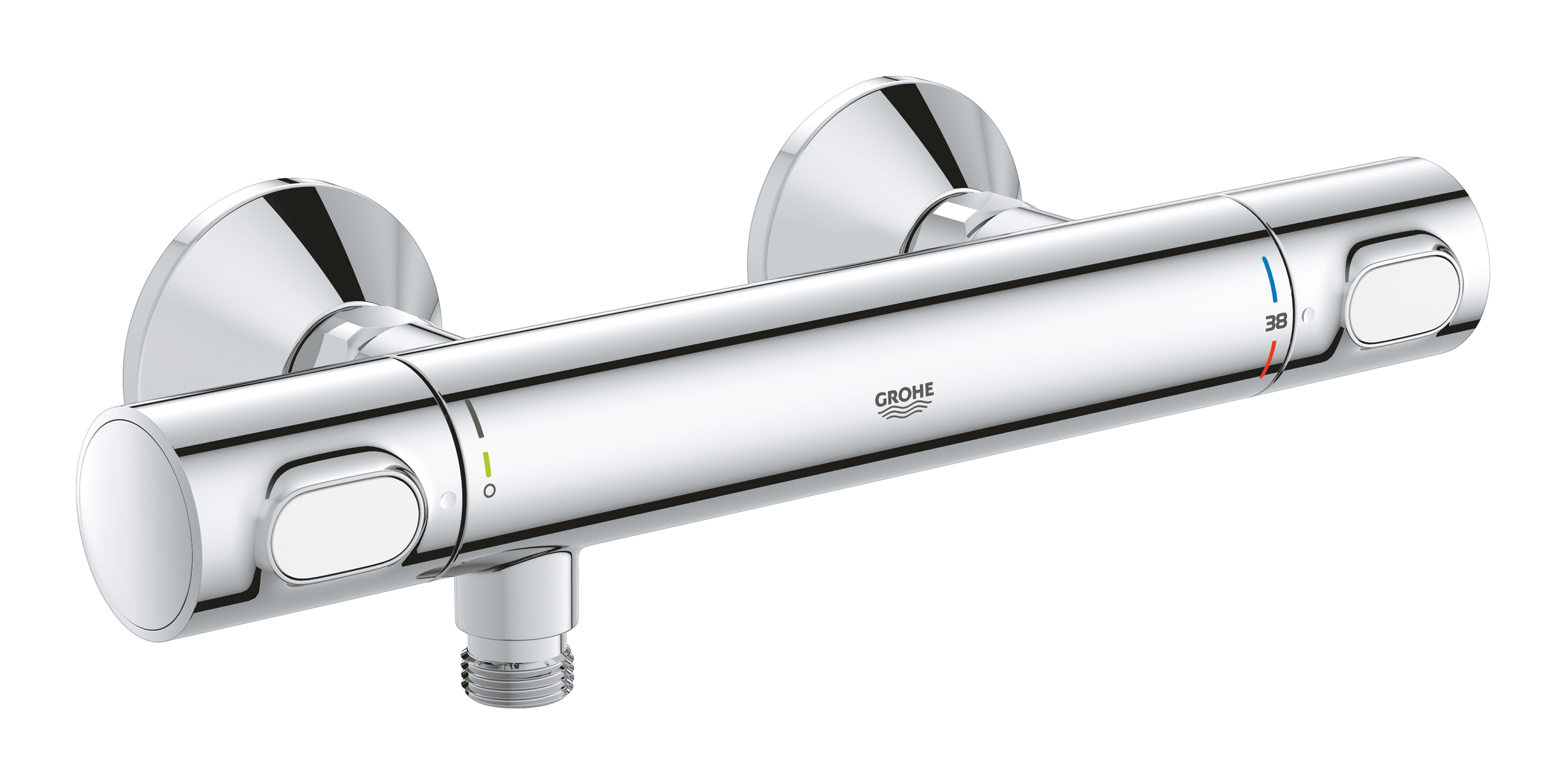 Darmowa Dostawa - Bateria prysznicowa ścienna termostatyczna chrom Grohe Precision 34840000