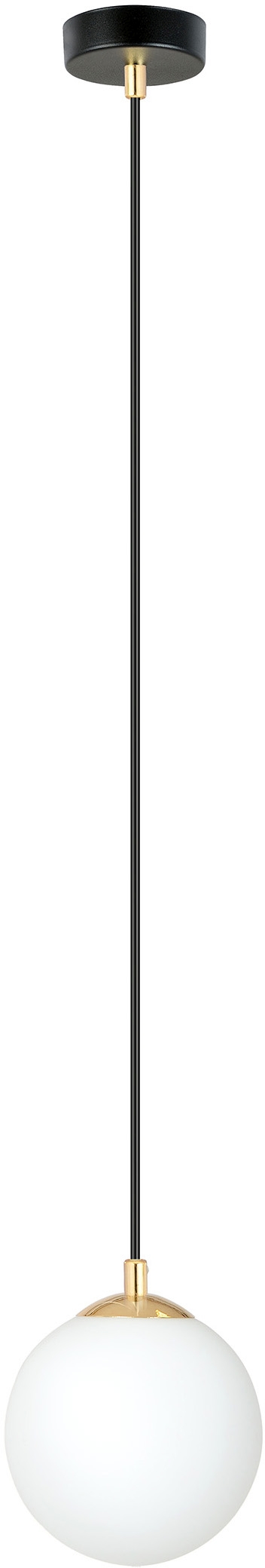 Darmowa Dostawa - Lampa wisząca 1x10 W czarny Emibig Royal 12431