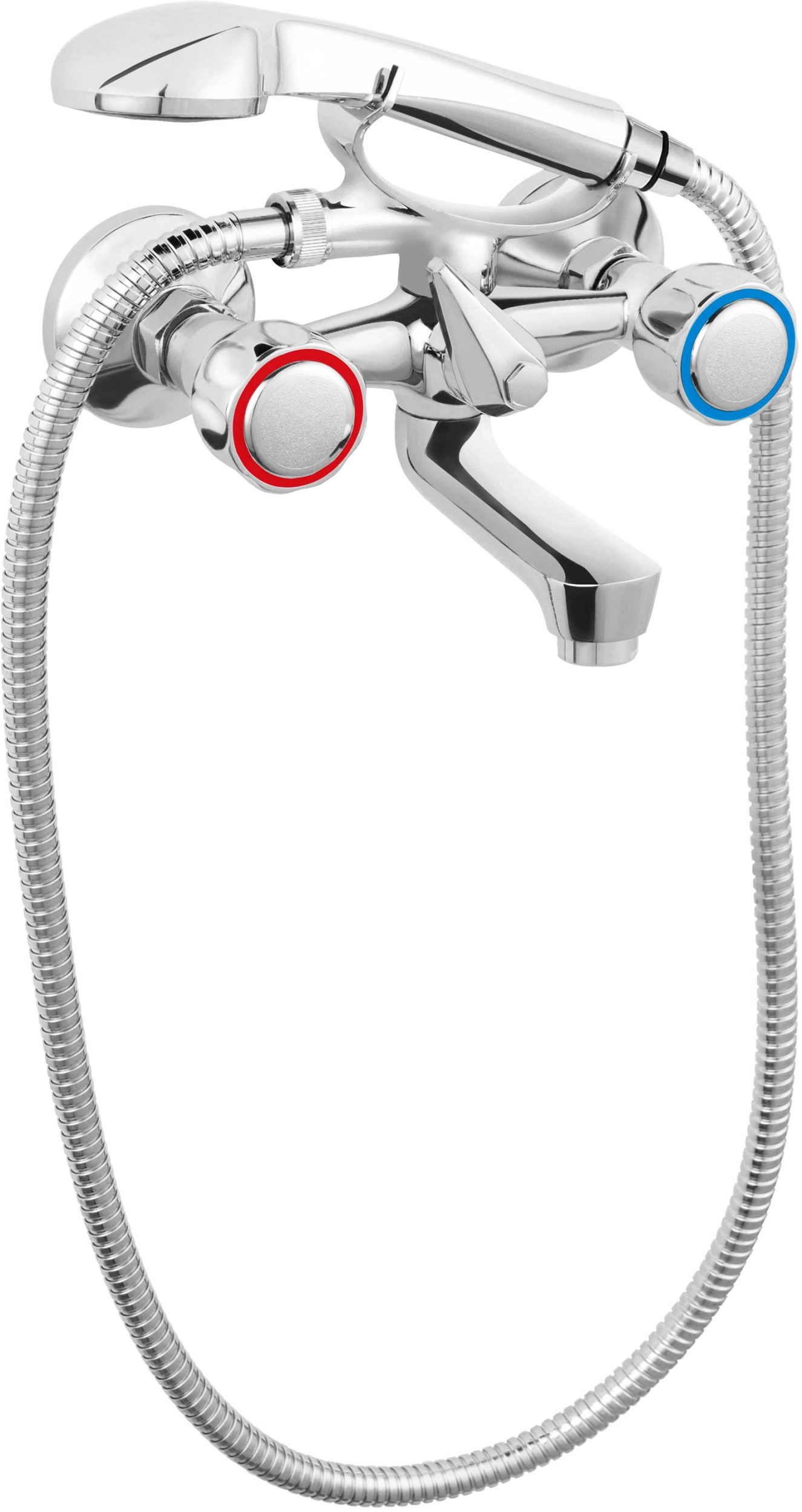 Darmowa Dostawa - Bateria wannowo-prysznicowa ścienna chrom Ferro Standard BST11