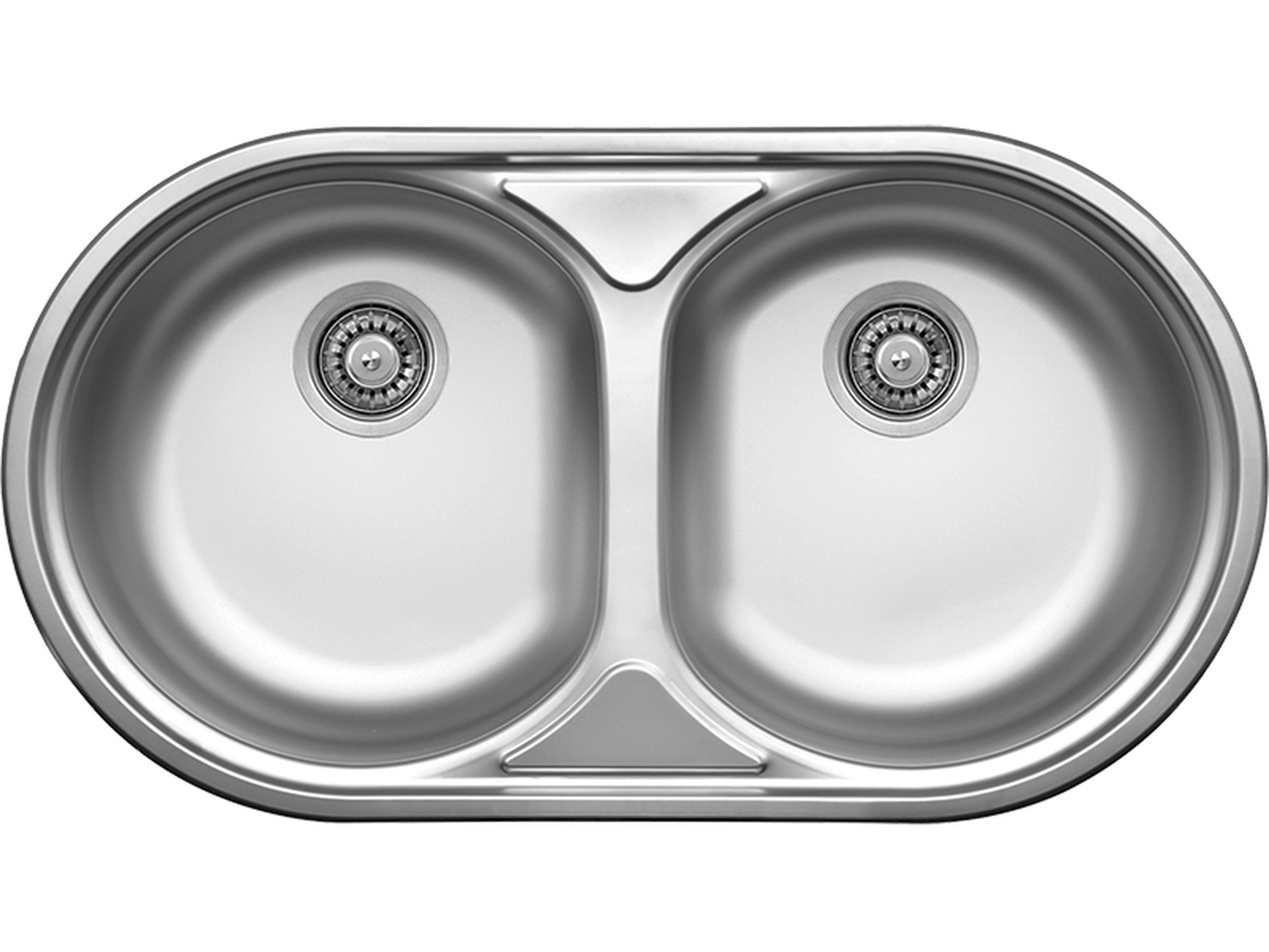 Darmowa Dostawa - Zlewozmywak stalowy z syfonem 78x43.5 cm Kuchinox Normal SGN020T