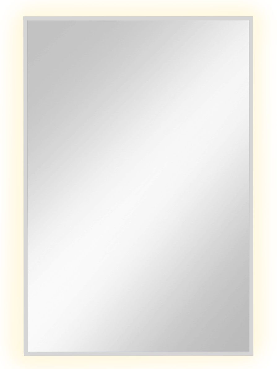 Darmowa Dostawa - Lustro 60x90 cm prostokątne z oświetleniem biały Baltica Design Tiny Border Straight 5904107904610