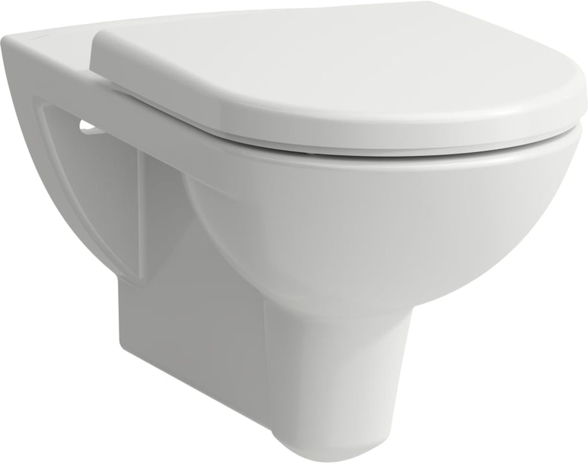 Darmowa Dostawa - Miska WC wisząca bez kołnierza dla niepełnosprawnych biała Laufen Liberty H8219540000001