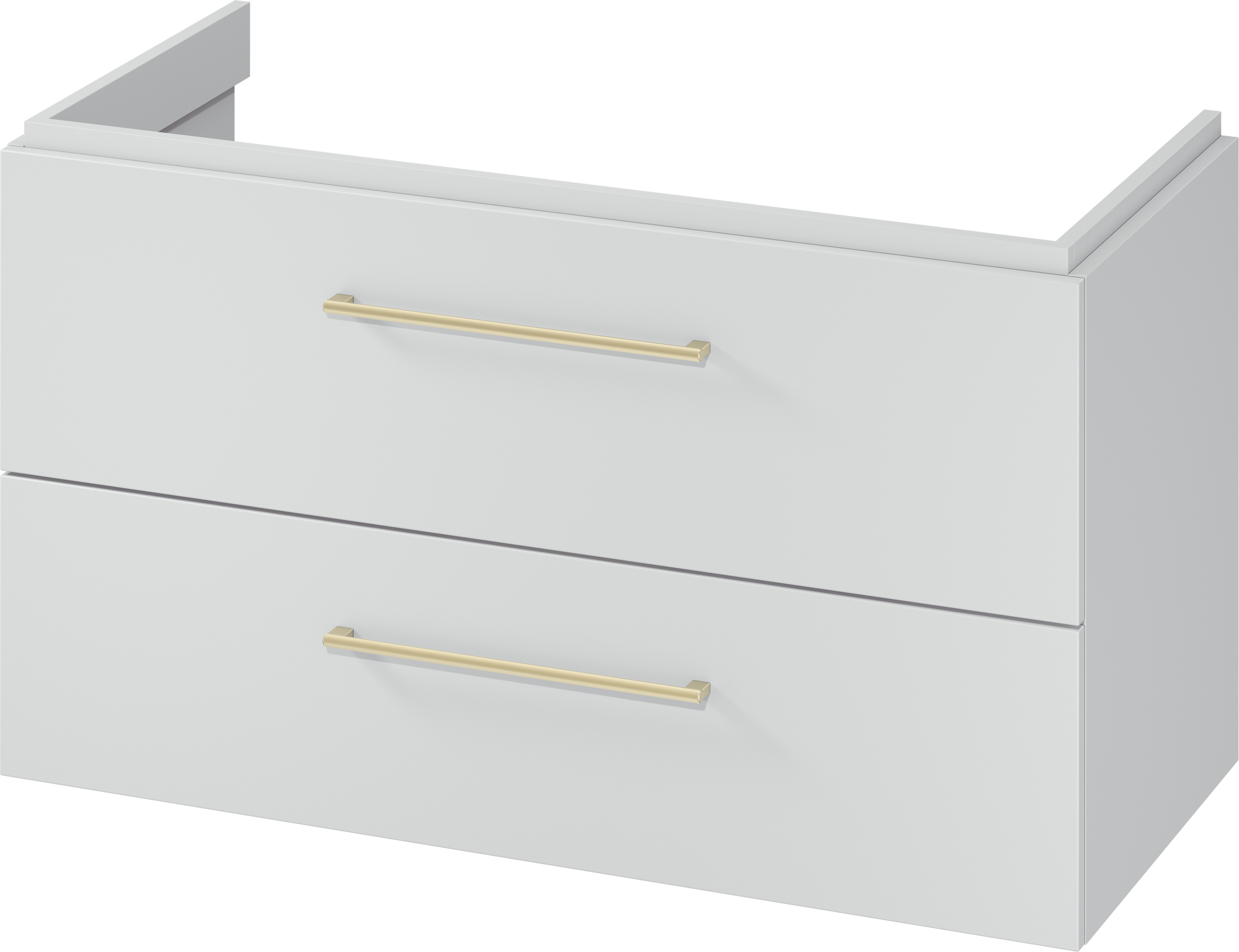 Darmowa Dostawa - Szafka 99.4x44.4x57.2 cm podumywalkowa wisząca szara Cersanit Larga S932078
