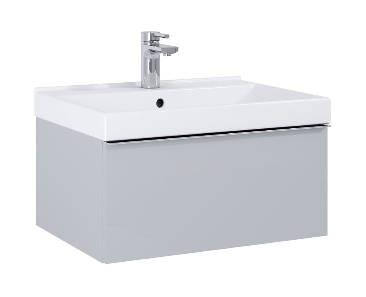 Darmowa Dostawa - Szafka 60x44.9x28.1 cm podumywalkowa wisząca szara Elita Look RE010603027040