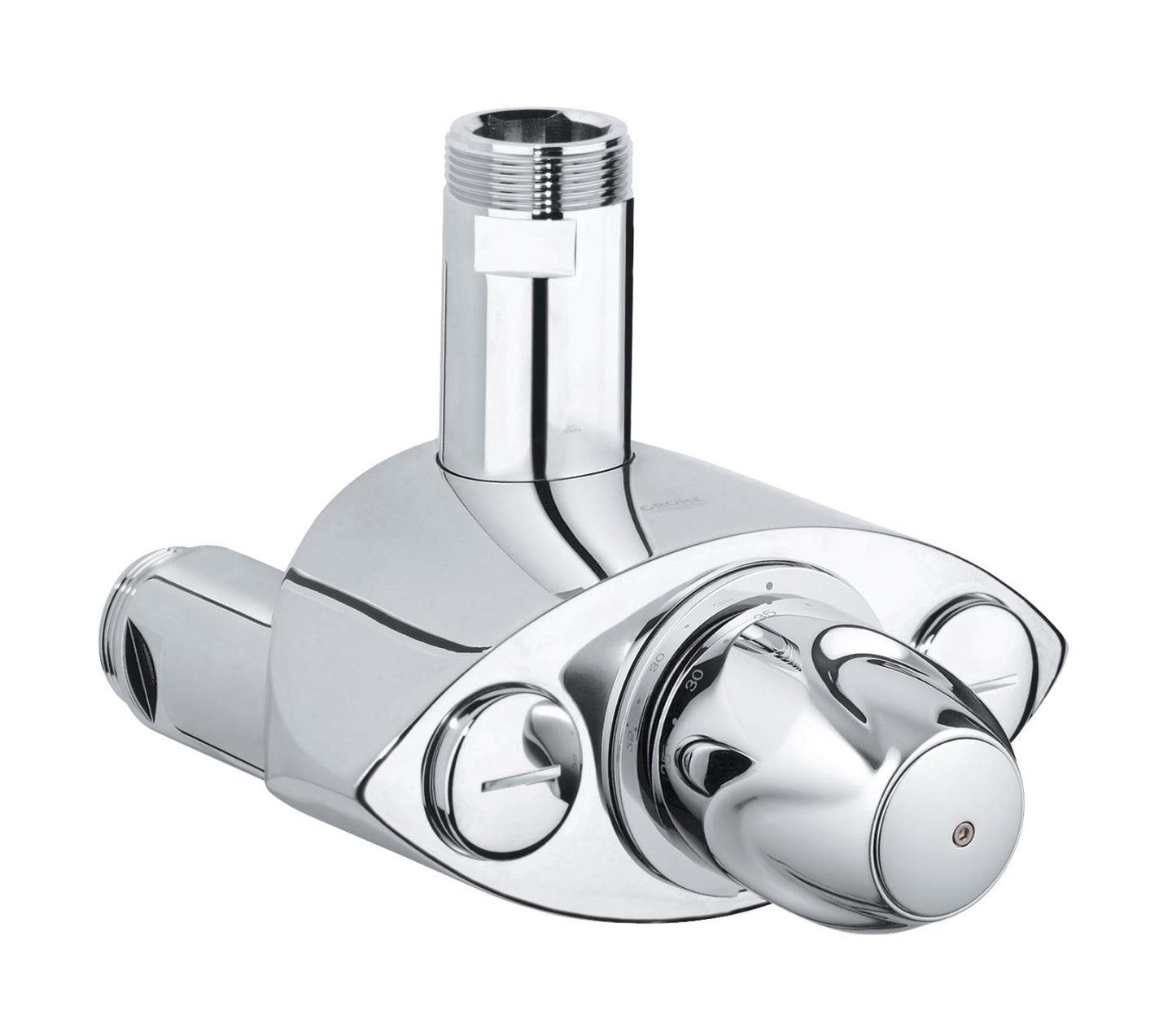 Darmowa Dostawa - Bateria prysznicowa ścienna termostatyczna starlight chrome Grohe Grohtherm 35085000