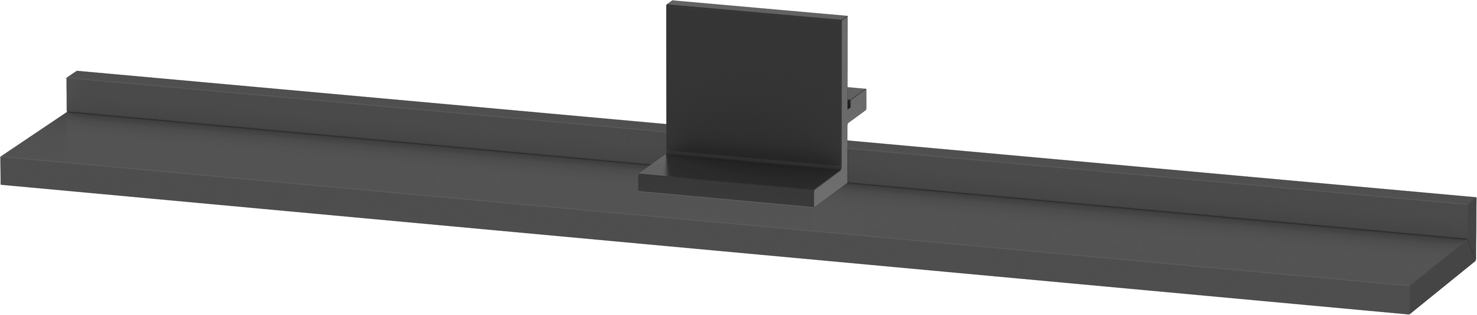 Darmowa Dostawa - Półka 80 cm czarna-grafitowa Duravit Sivida SV74320BD490000