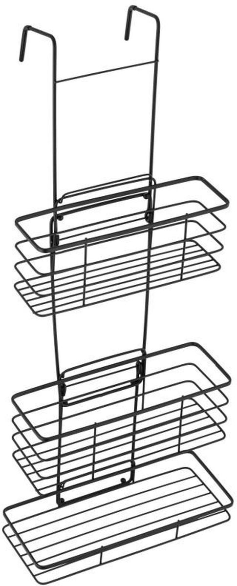 Darmowa Dostawa - Półka prysznicowa na kabinę 71 cm czarna YokaHome Rafek CHRAFEKBLK