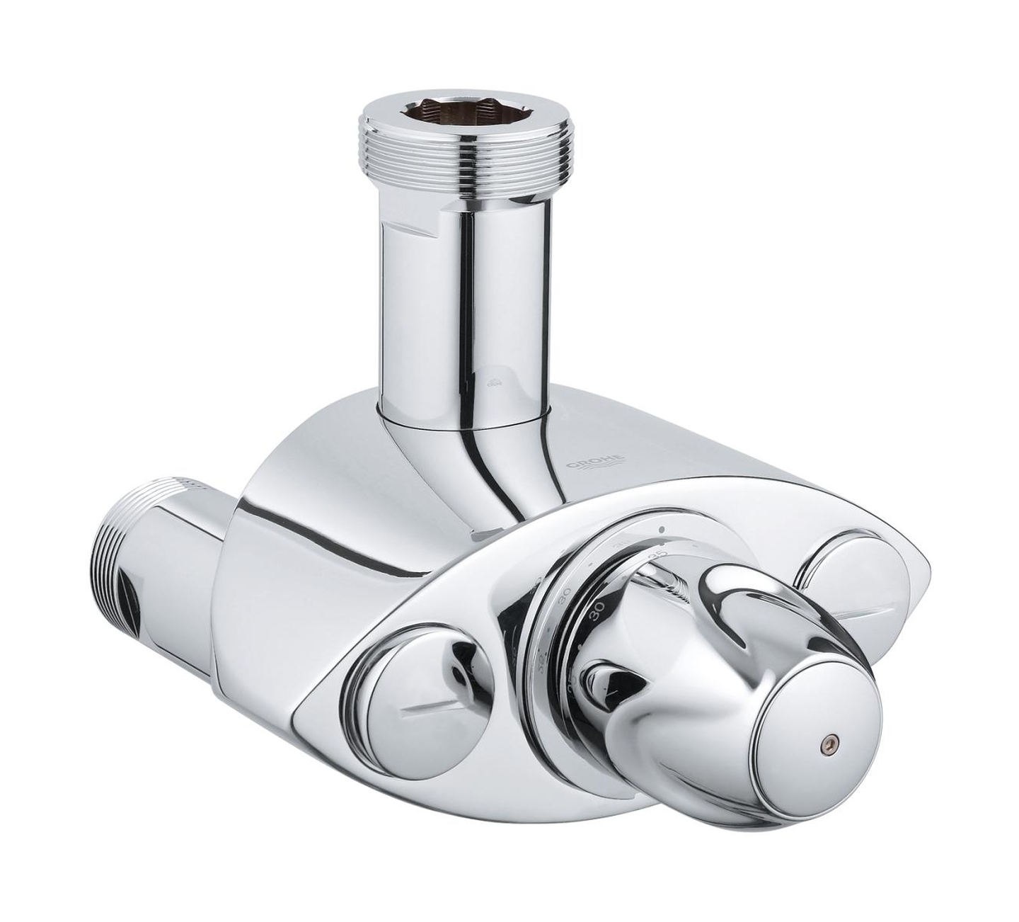 Darmowa Dostawa - Bateria prysznicowa ścienna termostatyczna starlight chrome Grohe Grohtherm 35087000