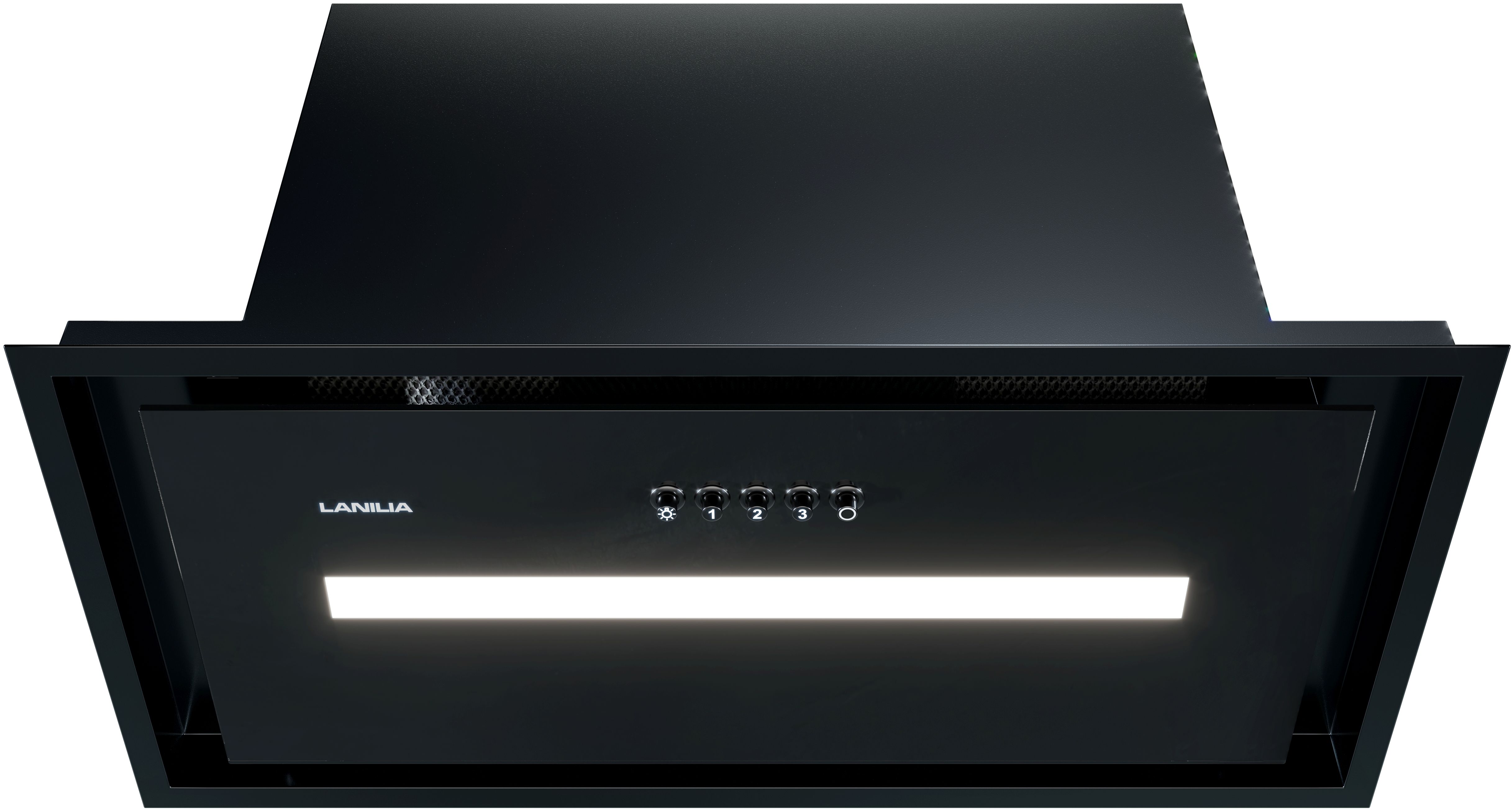 Darmowa Dostawa - Okap kuchenny 59.6 cm podszafkowy czarny Lanilia Seletio SELETIO601BLACK